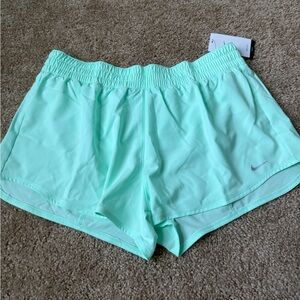 Nike Women's Light Green Athletic Shorts